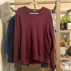 EXPRESS Wool-Blend V-Neck Sweater